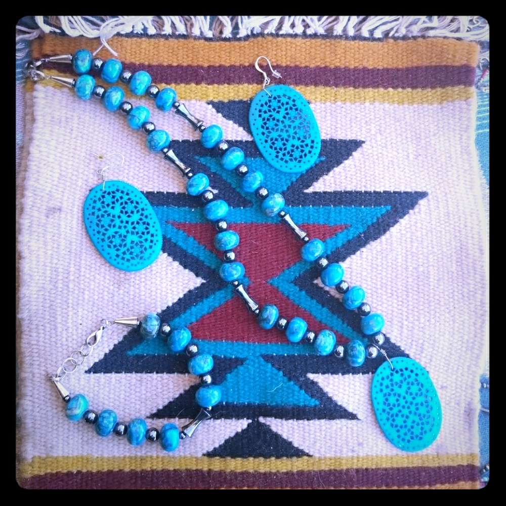 Turquoise set jewley